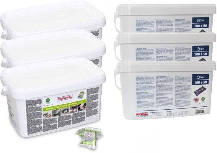 Combipakket reiniging voor iCombi 3x active green en 3x care-tabs