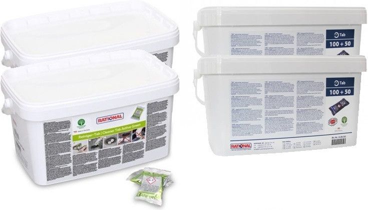 Combipakket reiniging voor iCombi 2x active green en 2x care-tabs