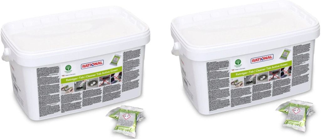 2x Active Green-reinigingstabs voor Rational iCombi - 150 stuks