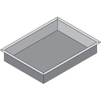 Rational graniet geëmailleerde bak - 1/2 GN 20 mm. diep