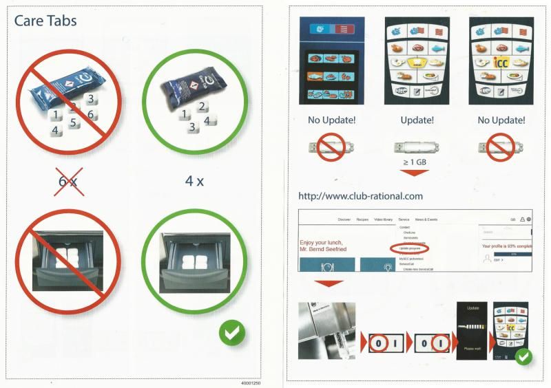 Rational Care-tabs iCombi Pro / Classic met CareControl - 150 stuks